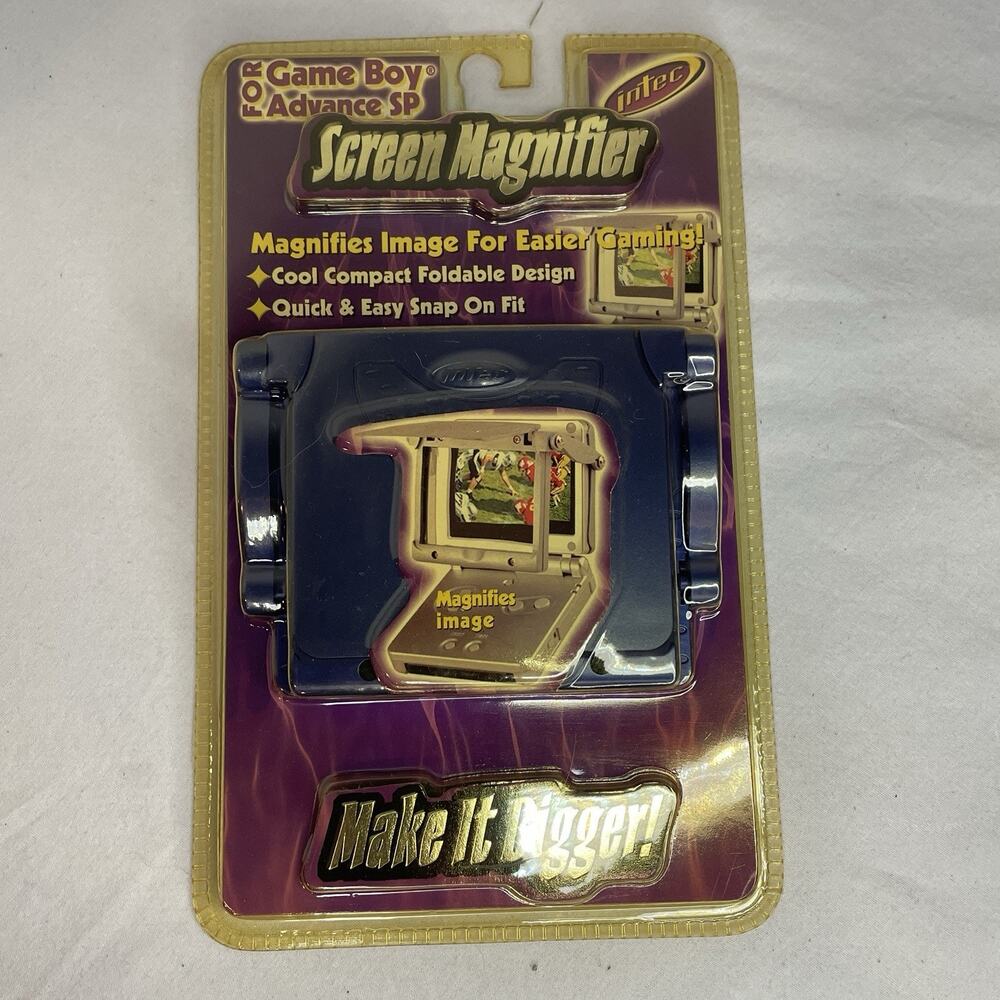 Intec Game Boy Advance SP Screen Magnifier New Factory Sealed